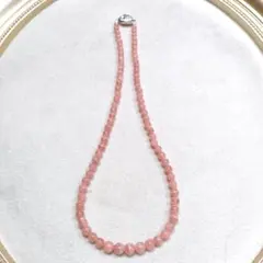 CQ83　インカローズ　シルバー　ネックレス