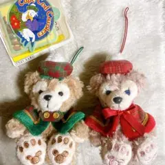 2012 クリスマス　ダッフィー　シェリーメイ　ぬいぐるみストラップ