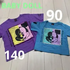 ベビードール　Tシャツ　２点セット　おそろコーデ