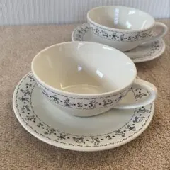 ティーカップ・ソーサー 2個セット