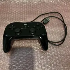動作確認済 Wii クラシックコントローラーブラック 簡易クリーニング