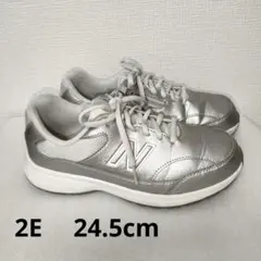ニューバランス レディース スニーカーWW363シルバーメタリック２E 24.5