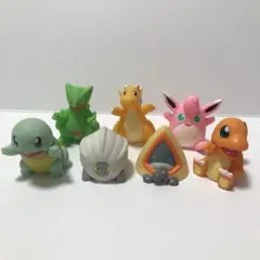 ポケモンキッズ　ソフビ　指人形　バンダイ　2004年 7体セット　ニンテンドー