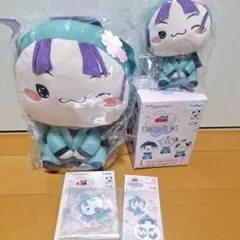 【新品】フリューくじ　忍たま乱太郎　桜もちぴこの段　立花仙蔵　4点セット