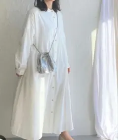 She's Closet ホワイトシャツワンピース