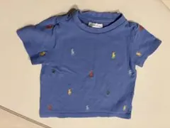 ラルフローレン　半袖Tシャツ　マルチポニー　水色　18Mのサムネイル
