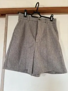 GU ヘリンボーン柄 ショートパンツ Sサイズ