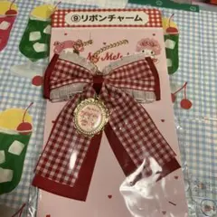 サンリオ　マイメロくじ　リボンチャーム　当たりくじ