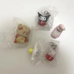 めじるしアクセサリーまとめ売り5点セット いちごめじるし キティ クロミ など