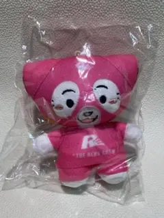 鹿児島レブナイズ　マスコット　れぶにゃん　ぬいぐるみ　キーホルダー　ピンク