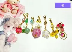 ⑱、オリジナル天然石チャームセット(๑´`๑)♡