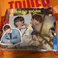 なにわ男子 藤原丈一郎 HARDWORK トレカ ステッカー