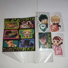 最強ジャンプ 12月号ふろく　ヒロアカ　ネームステッカー
