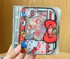 サンリオ ハローキティクリアバインダー シール手帳カードケース バインダー
