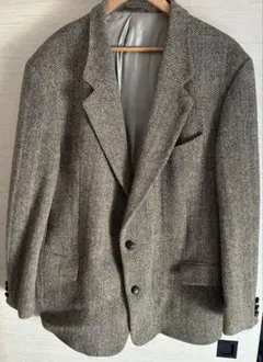 ハリスツイード ジャケット ウール100％ ANSON'S HERRENHAUSのサムネイル