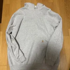 カーハート　 グレー フード付き スウェットパーカー