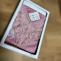 宇野千代桜の花柄 レースハンカチのサムネイル