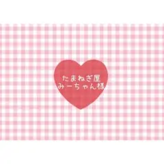 たまねぎ屋　みーちゃん様専用