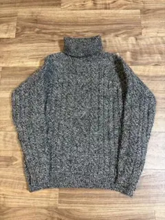 アーバンリサーチ グレー タートルネックニット