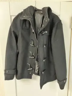 ブラック ダッフルコート Mサイズ