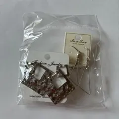 ピアス 2点セット スクエア トライアングルのサムネイル