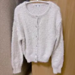 GU シャイニークルーネックカーディガンZ