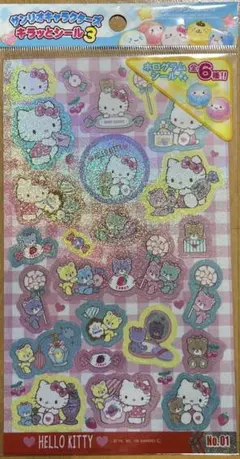 サンリオキャラクターズ　ハローキティ　ホログラムシール