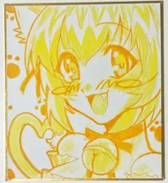 手描き オリジナル イラスト 萌え絵 色紙