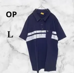 オーシャンパシフィック◇OP　半袖ポロシャツ【L】コットン100％　ゴルフウェア