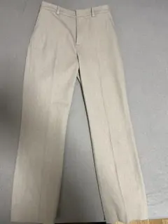 あ*み様 ユニクロ スマートアンクルパンツ ウールライク ベージュ　ストレッチ