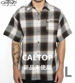 CALTOP カルトップ　キャルトップ　オンブレ　チェック　シャツ
