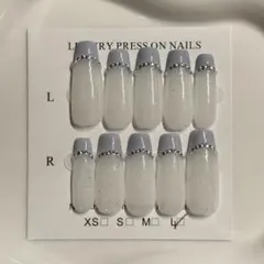 【現品販売】 ハンドメイド　ネイルチップ　付け爪　press-on nails