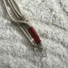 Topologie スマホショルダーストラップ ベージュ