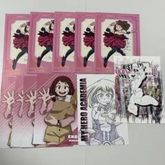 ヒロアカ麗日お茶子 ポストカード 紙類 11枚まとめ売り