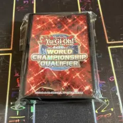 遊戯王 プロテクター WCQ 2023 スリーブ 赤 レッド 100枚 未使用