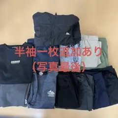 150 男の子　短パン　ジャージ　半ズボン　Tシャツ　半袖　薄手アウターまとめ売