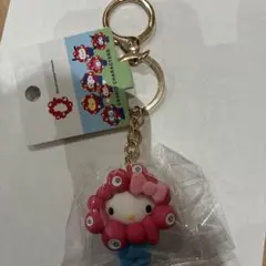 サンリオミャクミャク パステルキーホルダー キティ　新品未使用