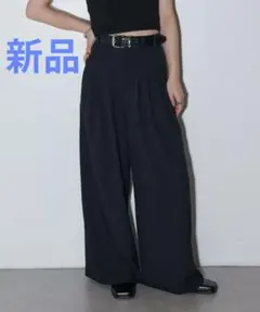 新品未使用☆SOERTE エッセンシャルミニマルストレートスラックス
