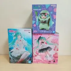 初音ミク フィギュア　birthday2025 クリオネ ガンダム　３個セット