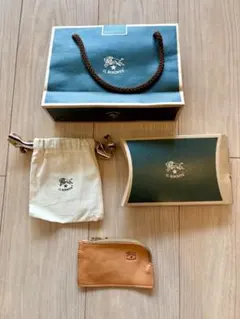 【新品未使用】イルビゾンテ キーリング付き L字ファスナー コインケース