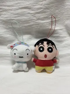 タグ付き未使用 クレヨンしんちゃん ぬいぐるみ しんちゃん シロ