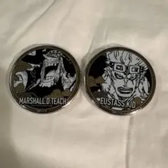 ワンピース 黄金缶バッジ キッド ティーチ