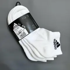 adidas アディダス　ショートソックス/靴下3足セット 22-24 男女兼用