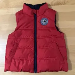 Noeil aime BeBe 赤ダウンベスト100