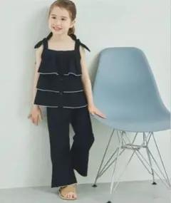 ティアードフリル 配色メロー フリルパンツ セットアップのサムネイル