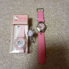 Hello Kitty デジタルウォッチ ピンク他まとめ売り