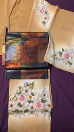 トールサイズ　付下訪問着［袷］【裄６７cm　身丈16４cm】　正絹