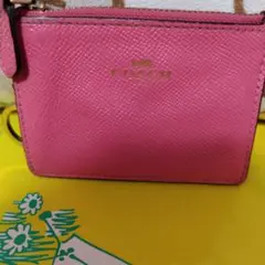 COACH コインケース ・パスケース・小銭入れ ピンク