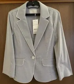 【タグ付き 新品未使用】anySiS ラメ ストライプ ジャケット 春 夏