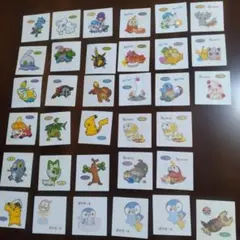 ポケモンパン　シール　34枚セット